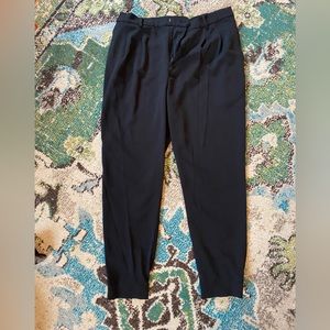 Uniqlo black jogger dress pants